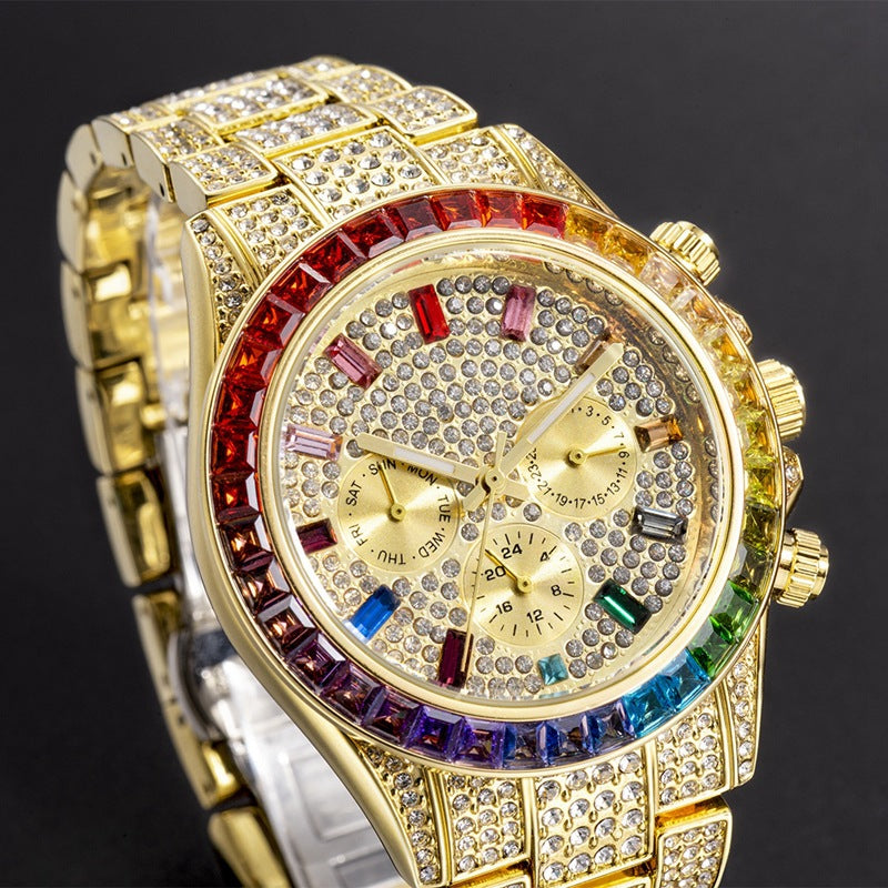Damenuhr mit Quarzwerk und Stahlband – Bild 2 | LuxeStyle