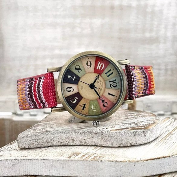 Damen-Armbanduhr mit Regenbogen-Zifferblatt – Bild 2 | LuxeStyle