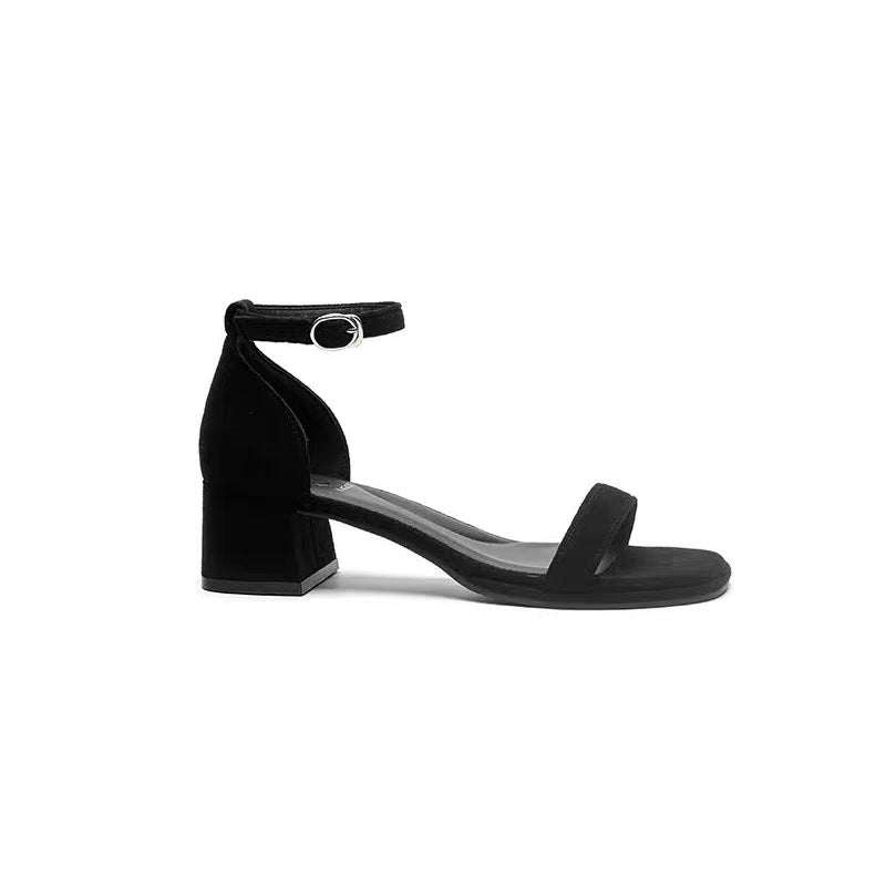 Koreanische Sommersandalen mit Dicksohle