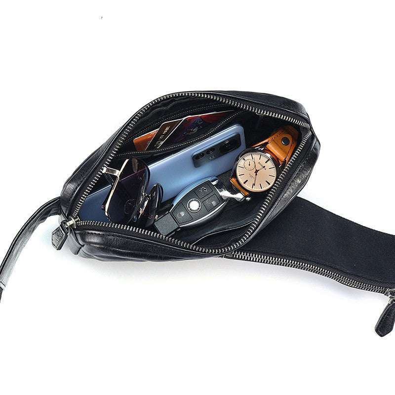 Brusttasche aus pflanzlich gegerbtem Leder – Bild 6 | LuxeStyle