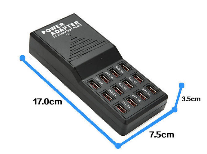 12-Port USB Smart Charger