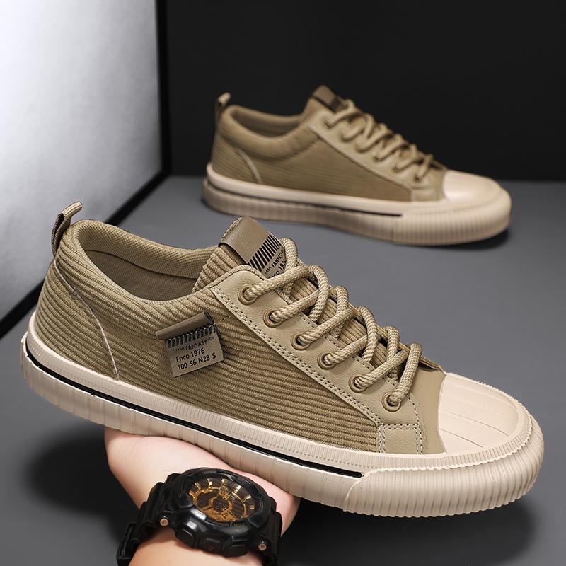 Bequeme Low-Top Cord Freizeitschuhe – Bild 6 | LuxeStyle