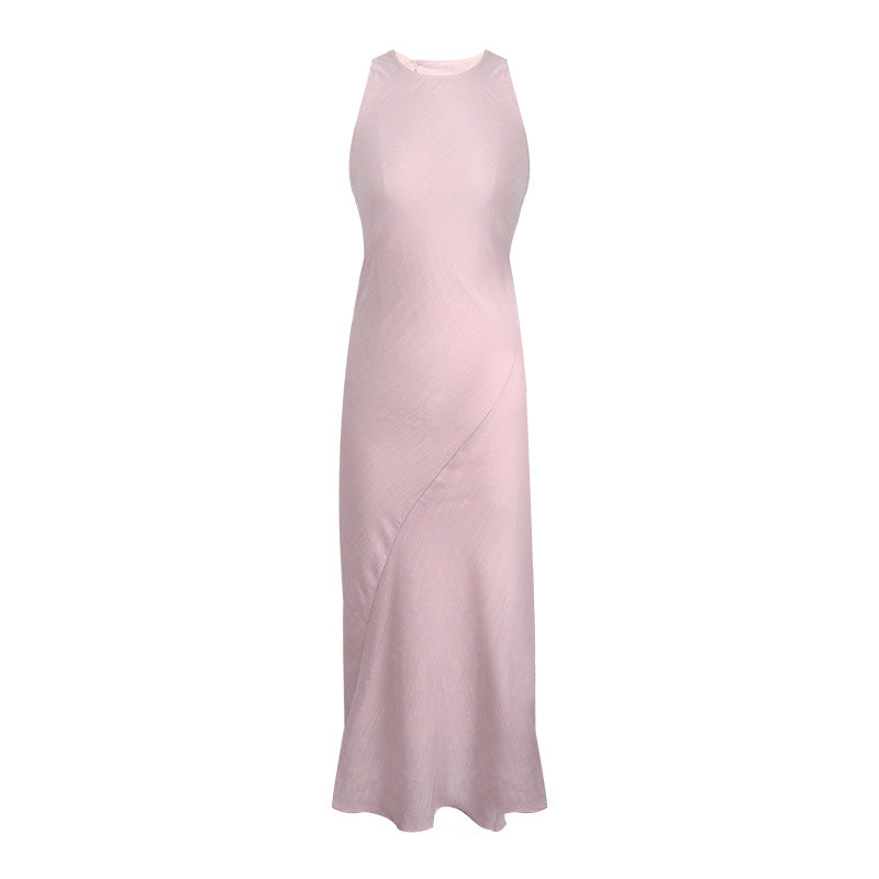 Elegantes ärmelloses Midi-Kleid mit A-Linie