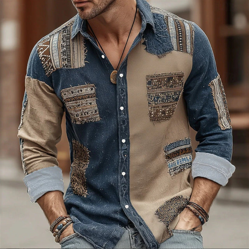 Herren Langarmhemd gestreift – Bild 4 | LuxeStyle