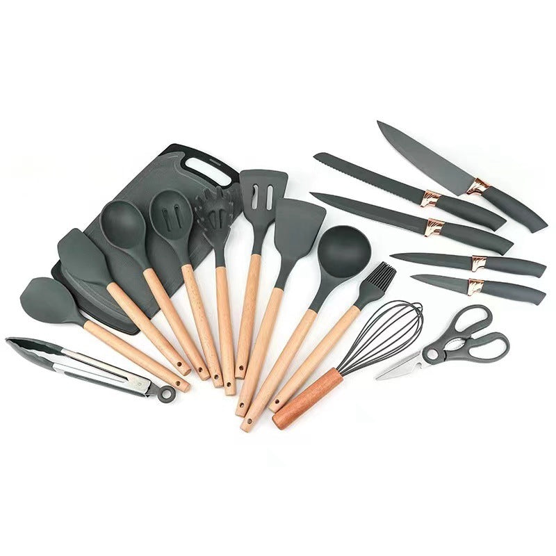 19-teiliges Silikon-Küchenhelfer-Set
