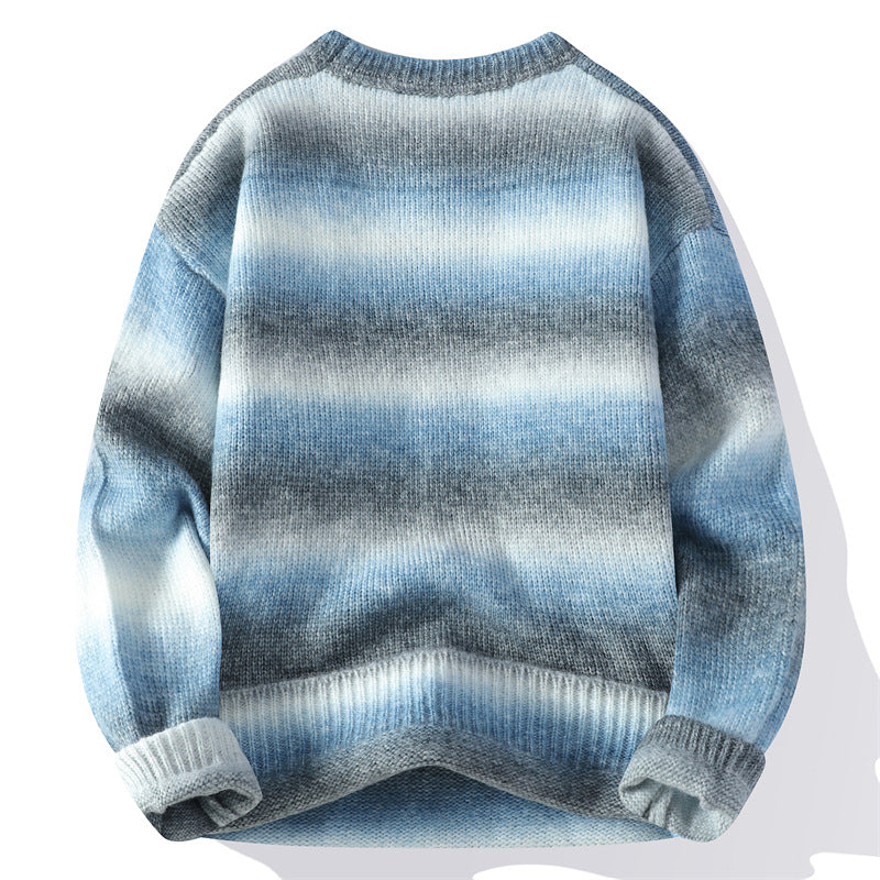 Gradient-Farben Pullover