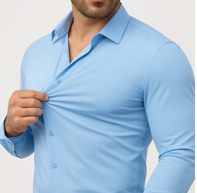 Stretch-Button-Hemden – Bild 1 | LuxeStyle