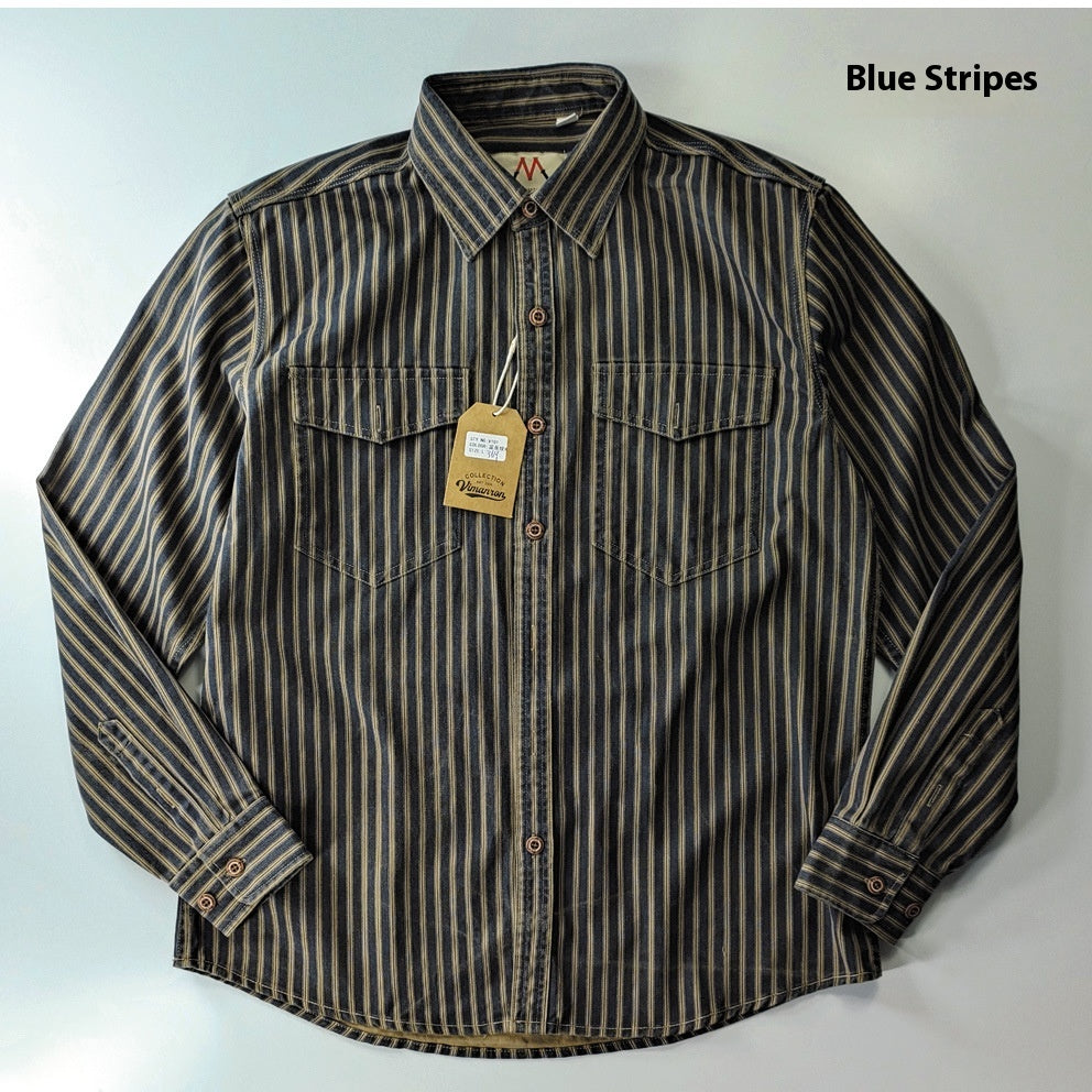 Vintage Langarmhemd für Herren – Bild 10 | LuxeStyle