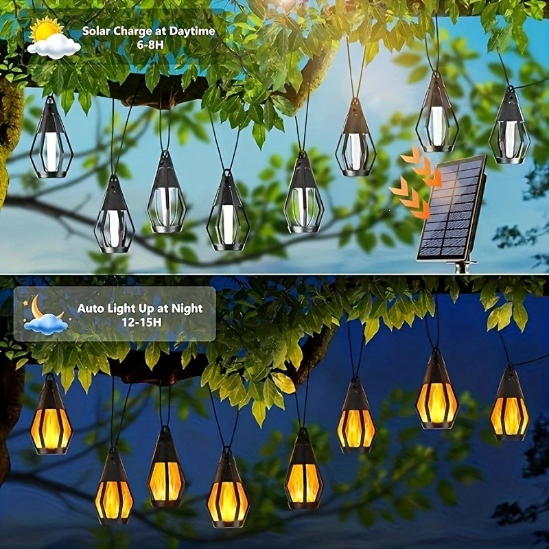 Wasserdichte Solar-Lichterkette mit Automatik