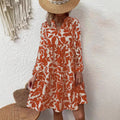 Boho-Chic Langarm Kleid