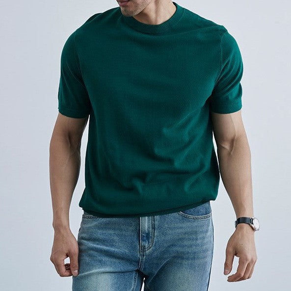Anzug mit Eisseide-T-Shirt