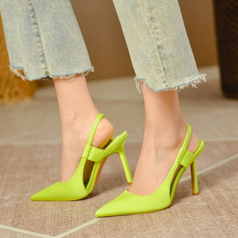 Stilvolle Stilettosandale mit einfachem Riemen – Bild 6 | LuxeStyle