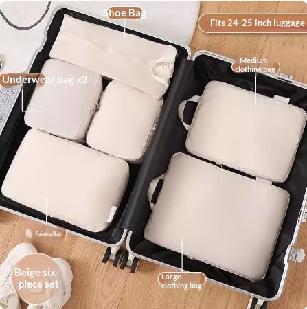 6er Set komprimierbare Reise-Organizer – Bild 6 | LuxeStyle
