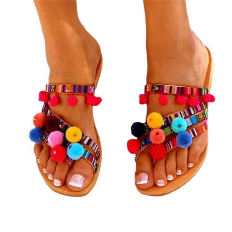 Bohemian Sandalen mit Perlen & Blumen – Bild 13 | LuxeStyle