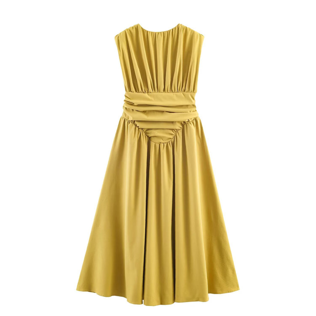 Ärmelloses Sommerkleid mit weitem Schnitt