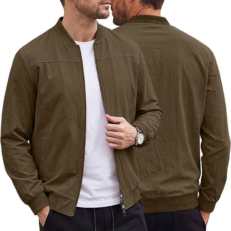 Herren Baseball Sportjacke mit Reissverschluss