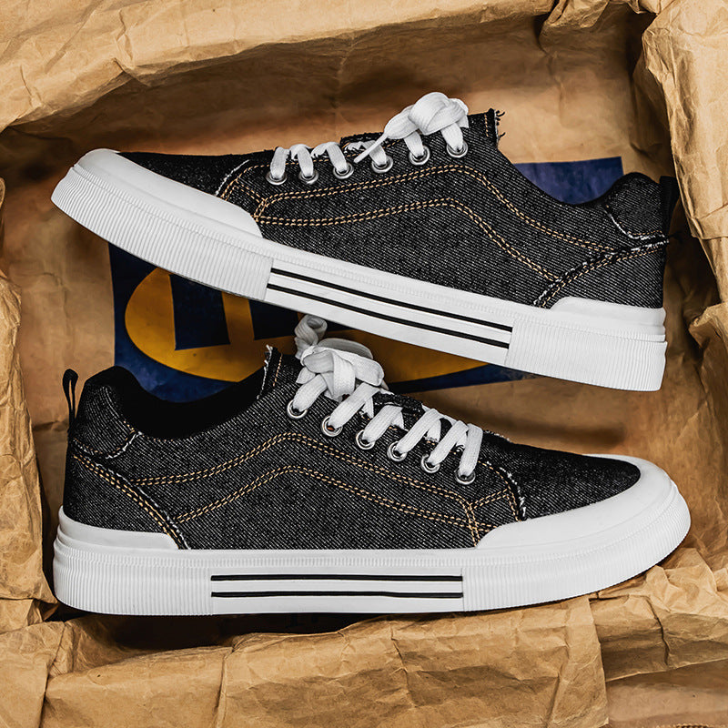 Denim Low-Top Sneakers für Herren