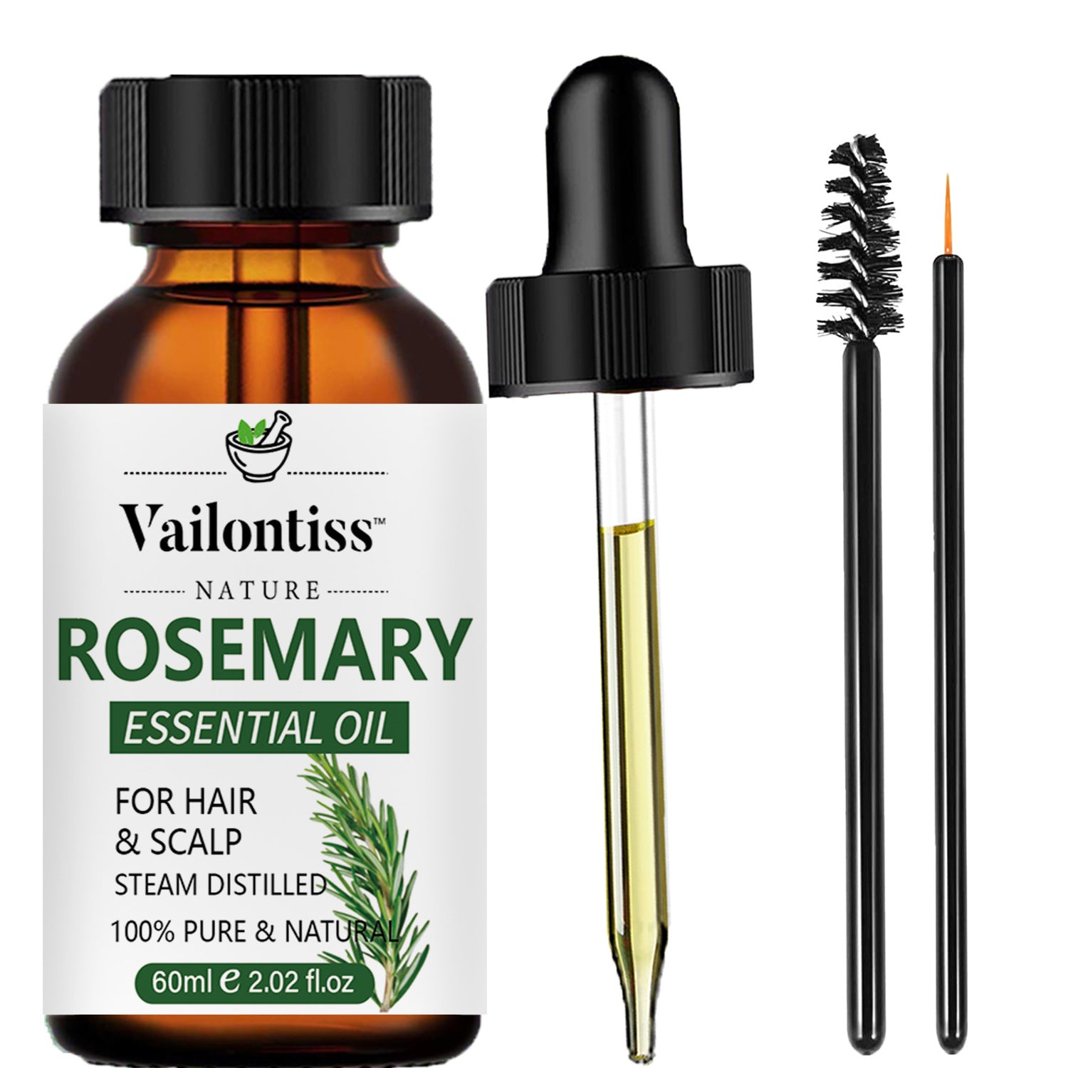 Rosmarin Haaröl – Kräftigendes Haarwachstum – Ansicht 4
