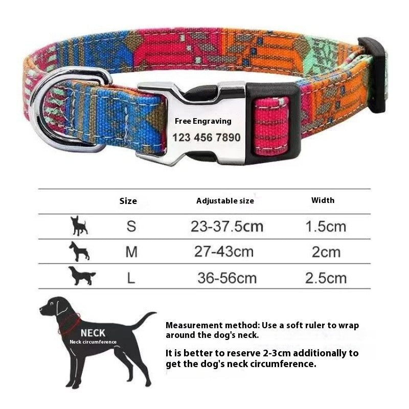 Halsband für Hunde, verstellbar, gestreift – Bild 8 | LuxeStyle