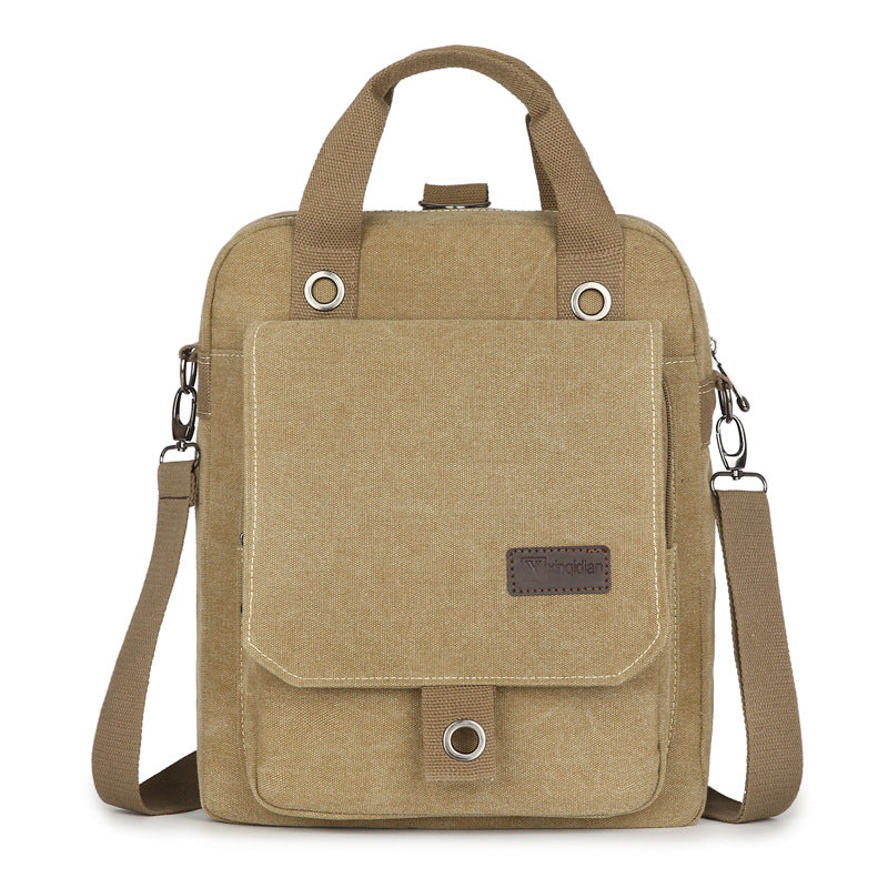 Trendiger Canvas-Laptop-Rucksack – Bild 1 | LuxeStyle