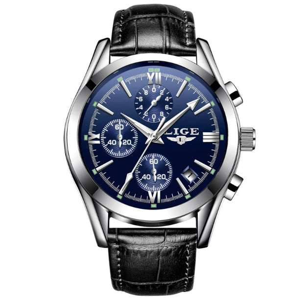 Herren Quarzuhr, wasserdicht, Multifunktion – Bild 4 | LuxeStyle
