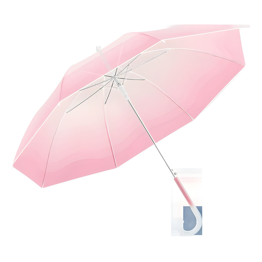 Transparenter Regenschirm mit Farbverlauf