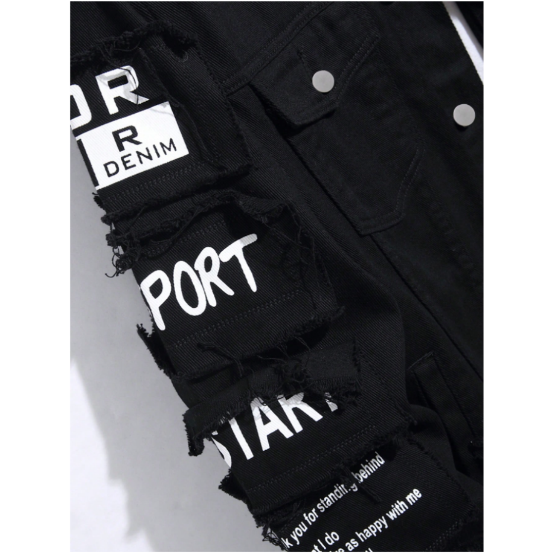 Lockere Jeansjacke im Korea-Stil für Herren – Y045S – Ansicht 2