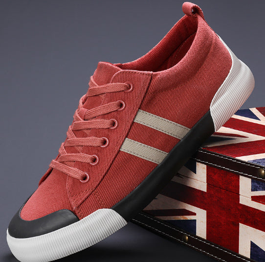 Herren Canvas Schuhe Flach Atmungsaktiv – Bild 9 | LuxeStyle