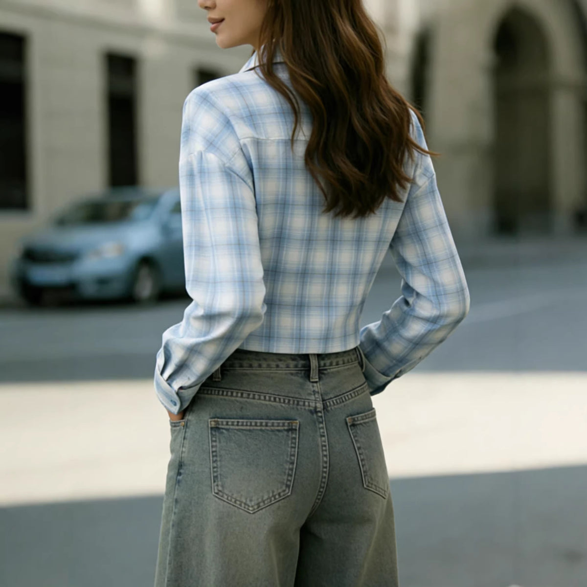 Lässiges Karohemd für Damen – Bild 5 | LuxeStyle