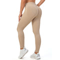 High-Waist Yoga-Pants im europäischen Stil