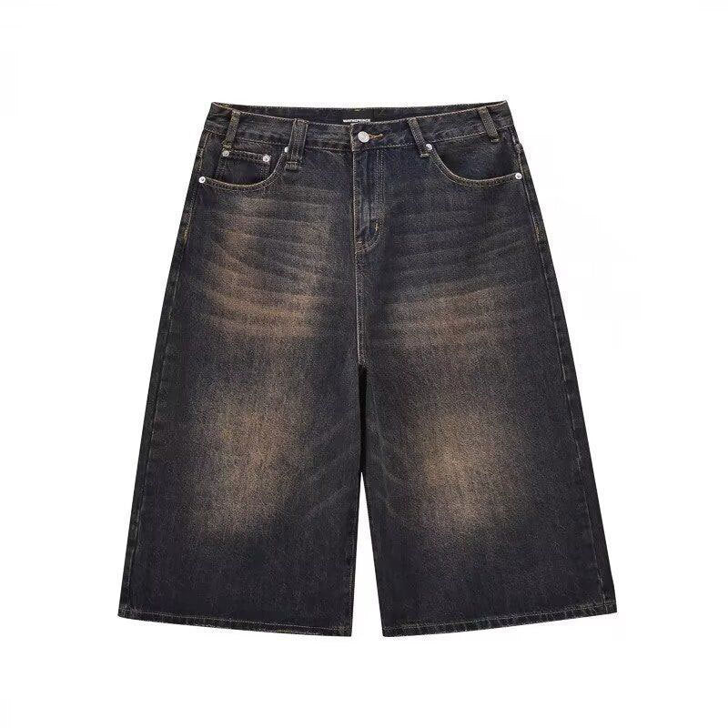 Retro Pfirsichform Nostalgische Weitbein-Jeans Damen
