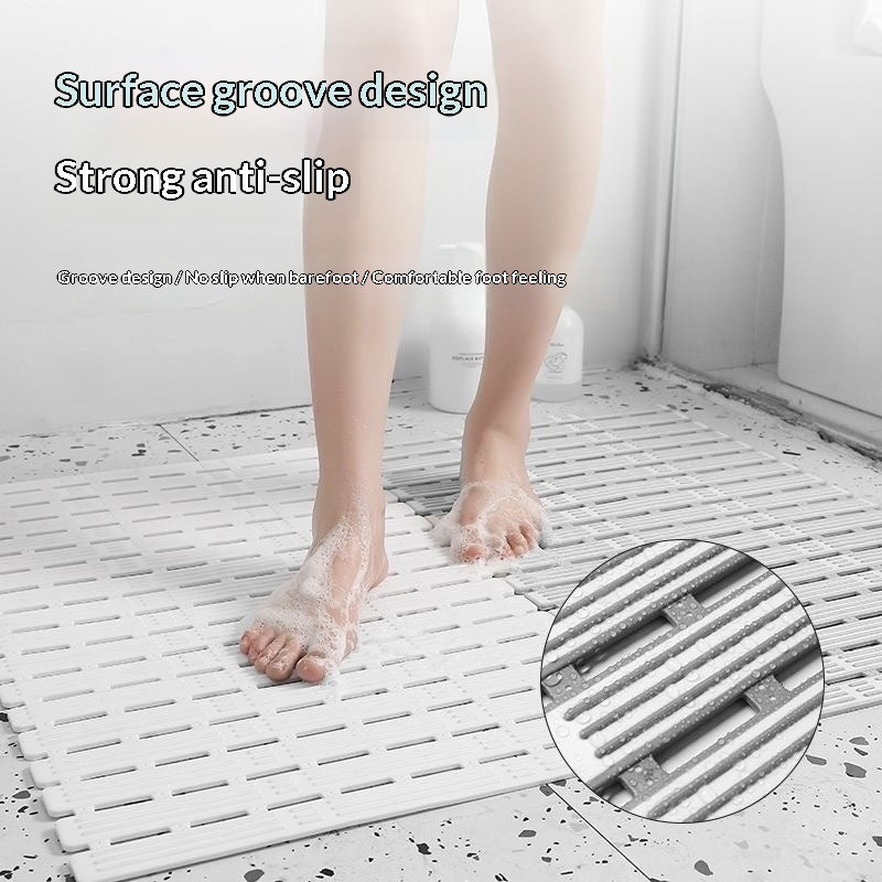 Bambus-Drainagematte für Bad – rutschfest – Bild 4 | LuxeStyle