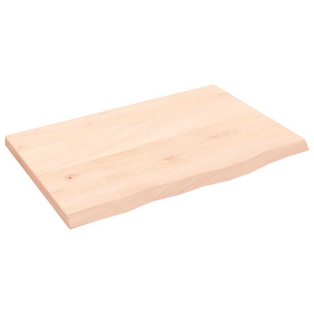 Tischplatte aus massiver Eiche (unbehandelt)