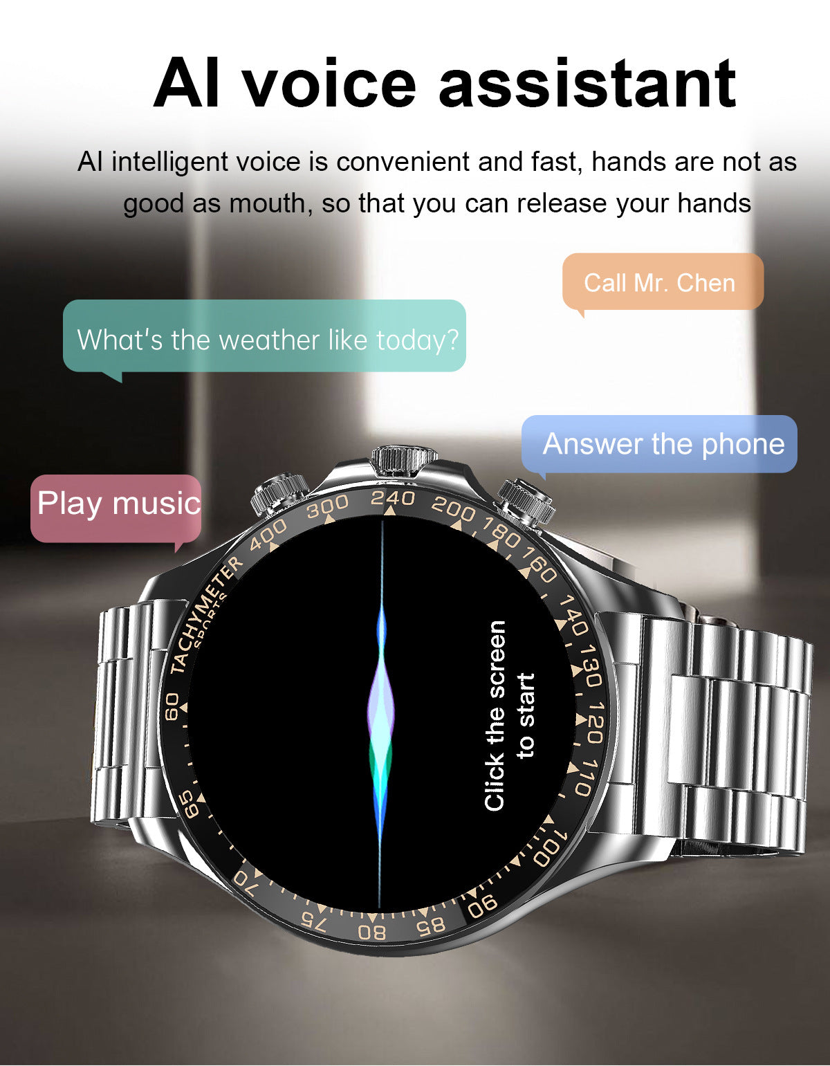 Smartwatch EX108 mit Bluetooth-Telefonie – Bild 3 | LuxeStyle