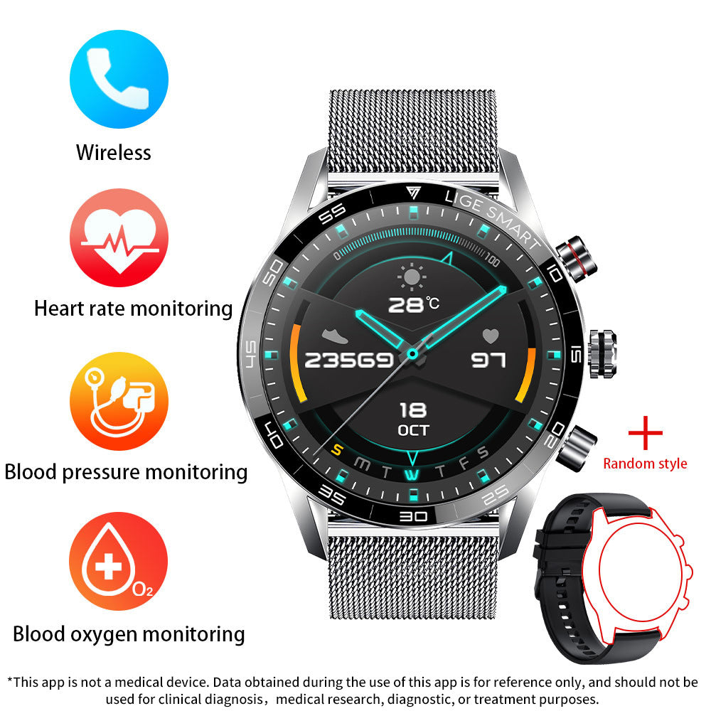 Smartwatch mit Blutdruck- und Herzfrequenzmessung