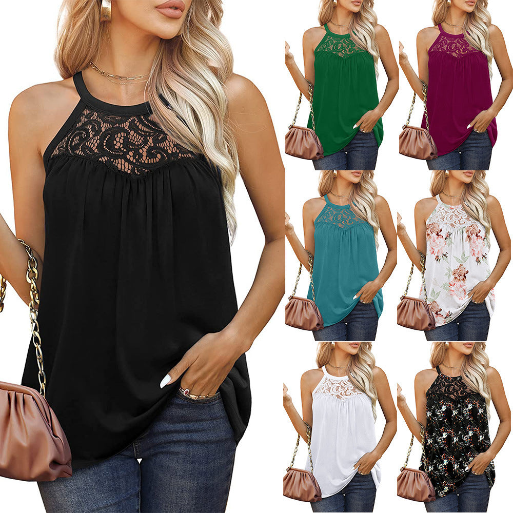 Sommer-Top mit Spitze