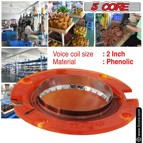5Core 2" Phenolic Hochtöner-Schwingspule – Ansicht 2