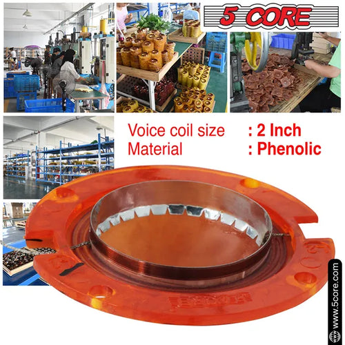 5Core 2" Phenolic Hochtöner-Schwingspule – Ansicht 2