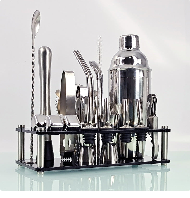 Boston Shaker Set aus Edelstahl und Acryl – Bild 5 | LuxeStyle