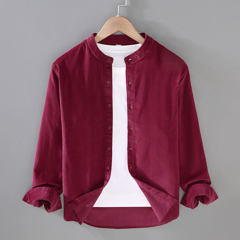 Retro Corduroy Hemdjacke für Herren – Bild 3 | LuxeStyle