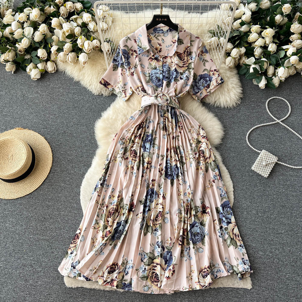 Chices Kurzarm-Top mit Blumenmuster im French-Stil – Bild 3 | LuxeStyle