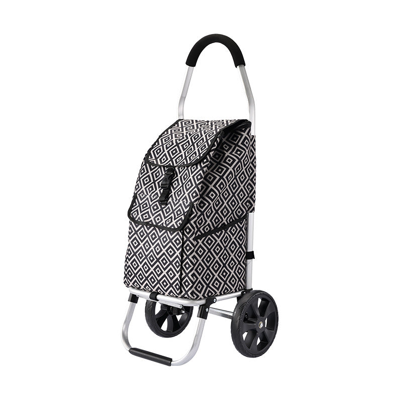 Faltbarer Einkaufstrolley aus Aluminium