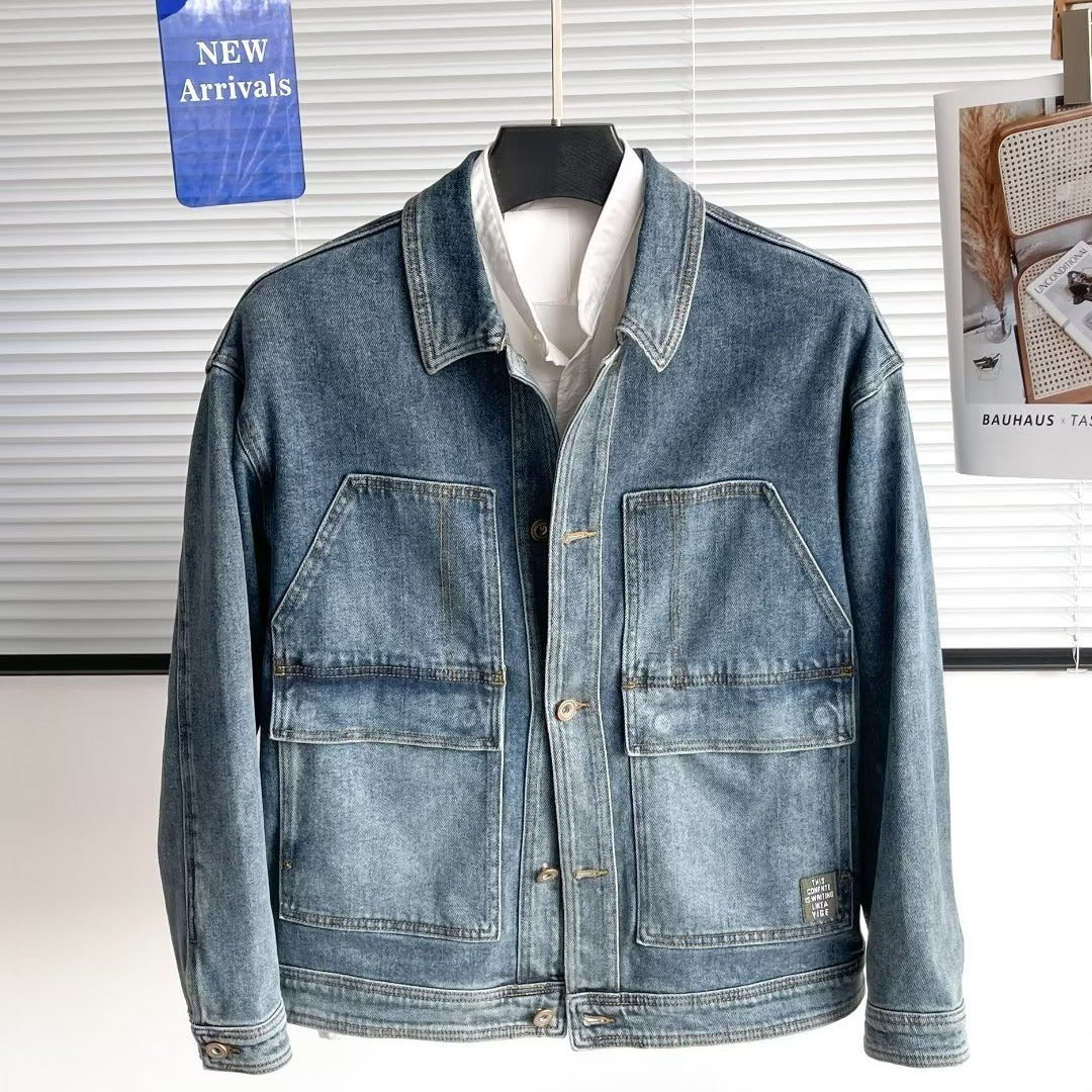 Herren Jeansjacke im Slim Fit – Ansicht 4