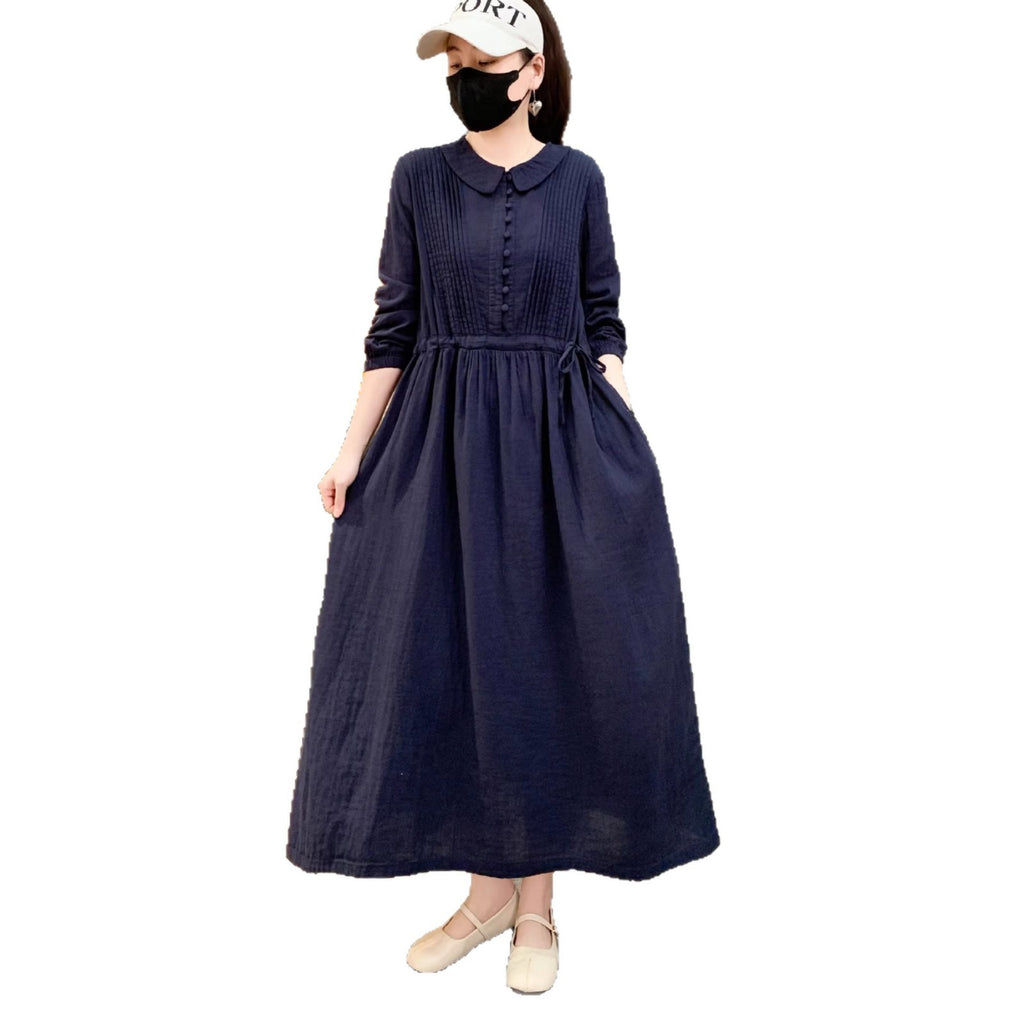 Retro-Kleid mit Langarm