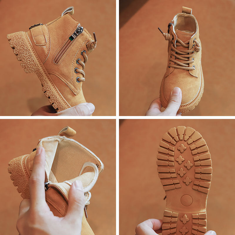 Mädchen Martin Boots mit Schnürsenkeln