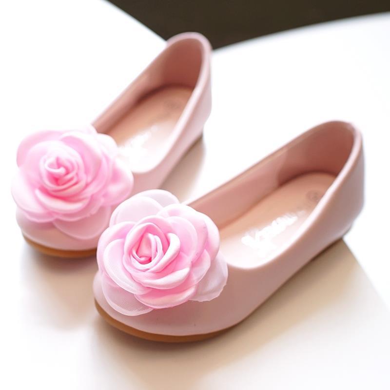 Mädchen-Lauflernschuhe mit Blumenmotiv