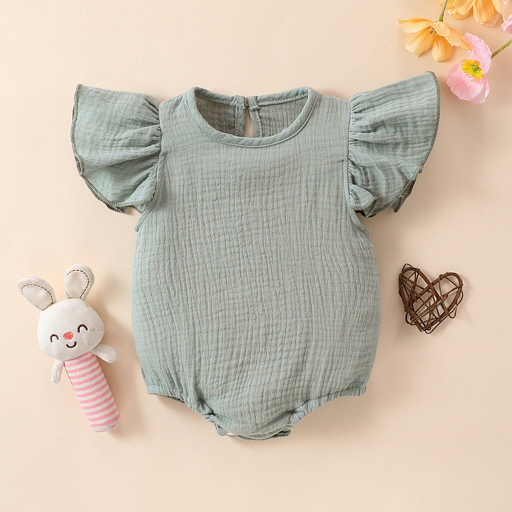 Baby Strampler mit kurzen Ärmeln – Bild 4 | LuxeStyle