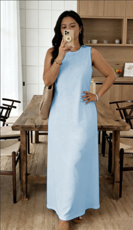 Ärmelloses Tanktop-Kleid – Bild 7 | LuxeStyle