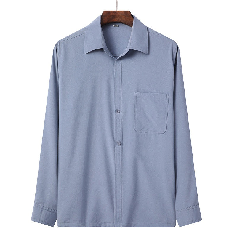 Herren Leinenhemd mit Revers, locker geschnitten – Bild 9 | LuxeStyle