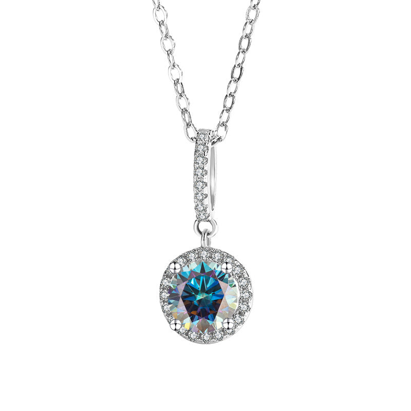 Edles Silber-Pendant mit Moissanit
